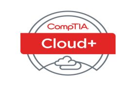 CompTIA Cloud+ logo with stylized cloud and "Cloud+" text, representing the CompTIA Cloud+ Exam Voucher course.